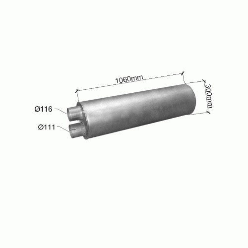 Silencieux pour Mercedes 19-33 réduction sonore de camion longue distance