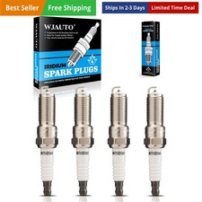 Spark Plugs Iridium 4 Pack, Pre-Gapped Buj as Sparkplugs OEM Replacement For Al