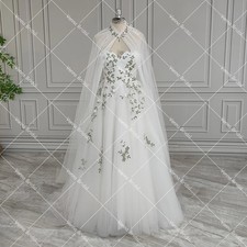 3D Flowers Wedding Dresses Princess Sweetheart Strapless Puff Bridal Ball Gowns
