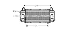 Ladeluftkühler für Audi A2 1.4 TDI Bj.03-05