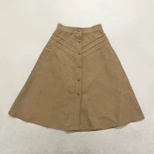 Christian Dior ready-to-wear skirt, flared knee-length, brown tones Vintage Hipp