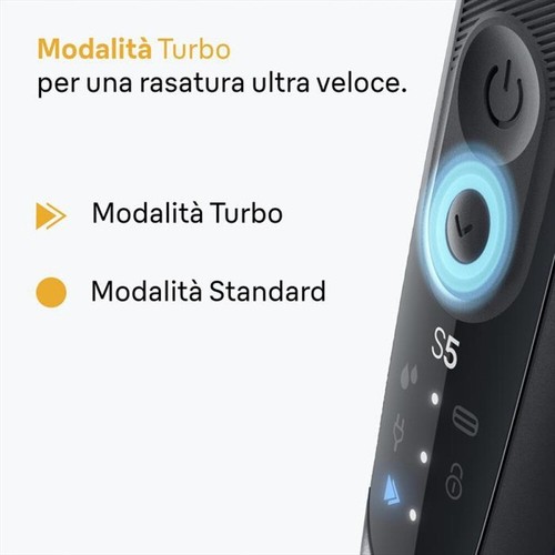BRAUN SHAVER 52-B1650S RASOIO SERIE 5 RICARICABILE WET E DRY - Foto 4 di 4