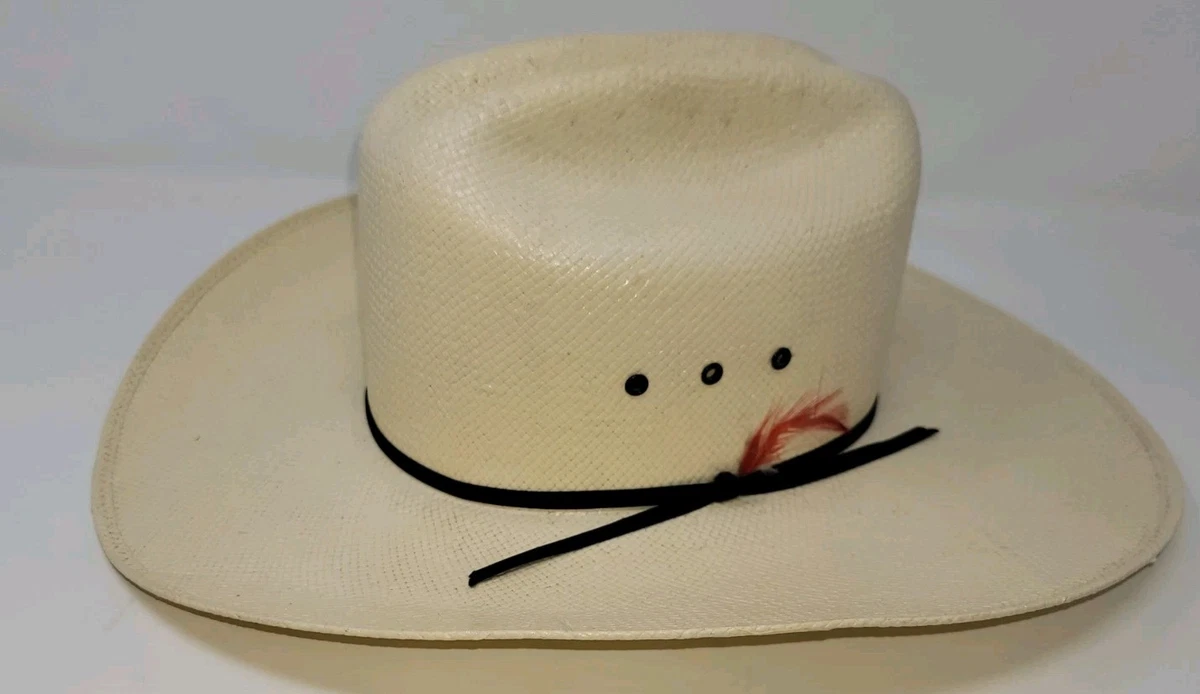 Chapéu de cowboy Resistol Stetson Chapéu de palha, material de coroa