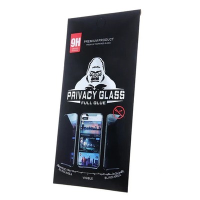Privacy Glass Full Glue screen protector for IP 16 PLUS