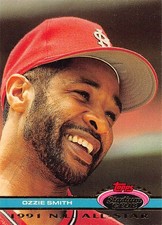 Ozzie Smith 1992 Stadium Club Dome 175 St. Louis Cardinals Baseball Card