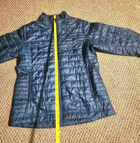 Patagonia Women's Nano Puff Coat Jacket Classic Navy Blue Size XL - Picture 3 of 6
