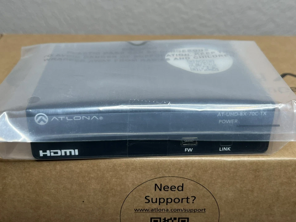 Atlona AT-UHD-EX-70C-TX HDMI 4K/UHD with Control and PoE New Open Box - Изображение 4 из 4