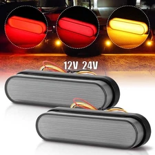 2X LED Brake Tail Light Bar Flowing Turn Signal DRL Stop Marker Motorcycle ATV