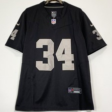 Bo Jackson #34 Raiders Stitched Jersey Black S-4XL
