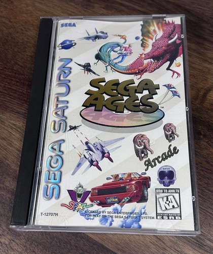 Sega Ages (Sega Saturn, 1997) VGC - Complete CIB w/ Reg Card + Foam