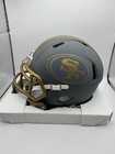 Frank Gore Slate Signed San Francisco 49ers Riddell Slate Collection Mini Helmet — photo 4