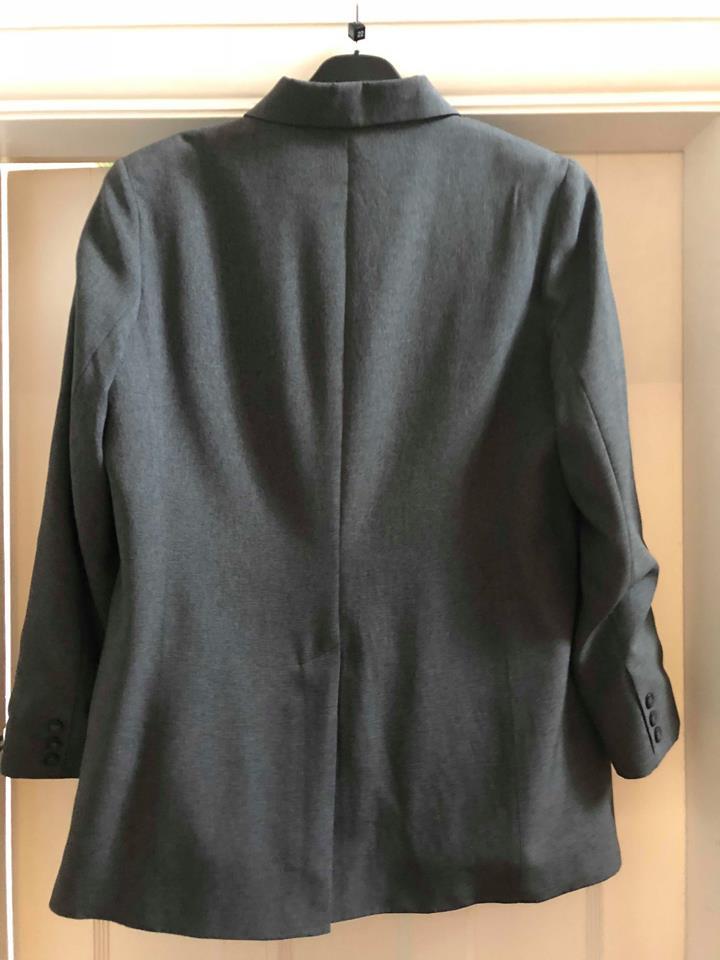 BNWT BON MARCHE GREY LINED LIGHTWEIGHT JACKET SINGLE BREASTED SIZE 18