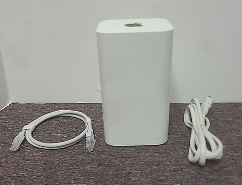 Apple AirPort Extreme A1521  Wifi Router w/Power Cord & Ethernet Cable 6th Gen. - Afbeelding 1 van 9