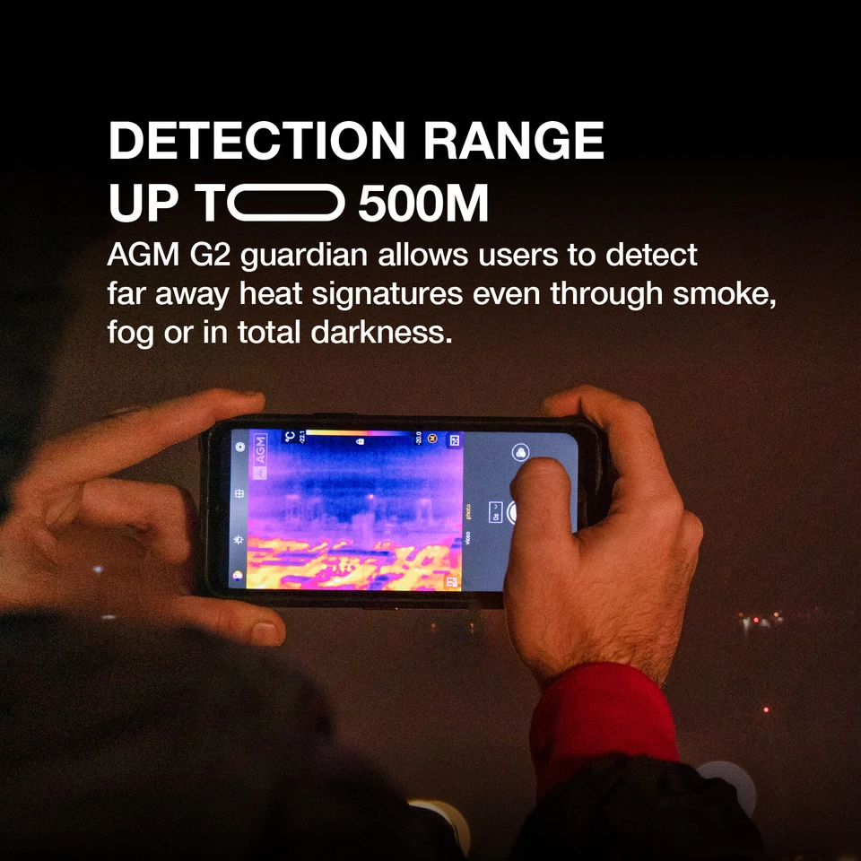 AGM G2 Guardian 5G Unlocked Rugged Smartphone Thermal Monocular 8/12GB + 256GB - Bild 3 von 4