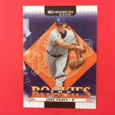 Jake Peavy 2002 Donruss the Rookies Rookie Card #26 MLB San Diego Padres. rookie card picture