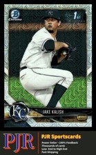 2018 Bowman Mega Box #BCP77 Jake Kalish Kansas City Royals  Chrome Prospects