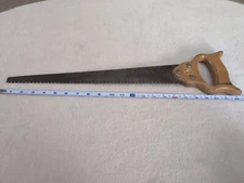 Double Sided Serated Hand Saw Vintage  - no maker mark 16” Blade