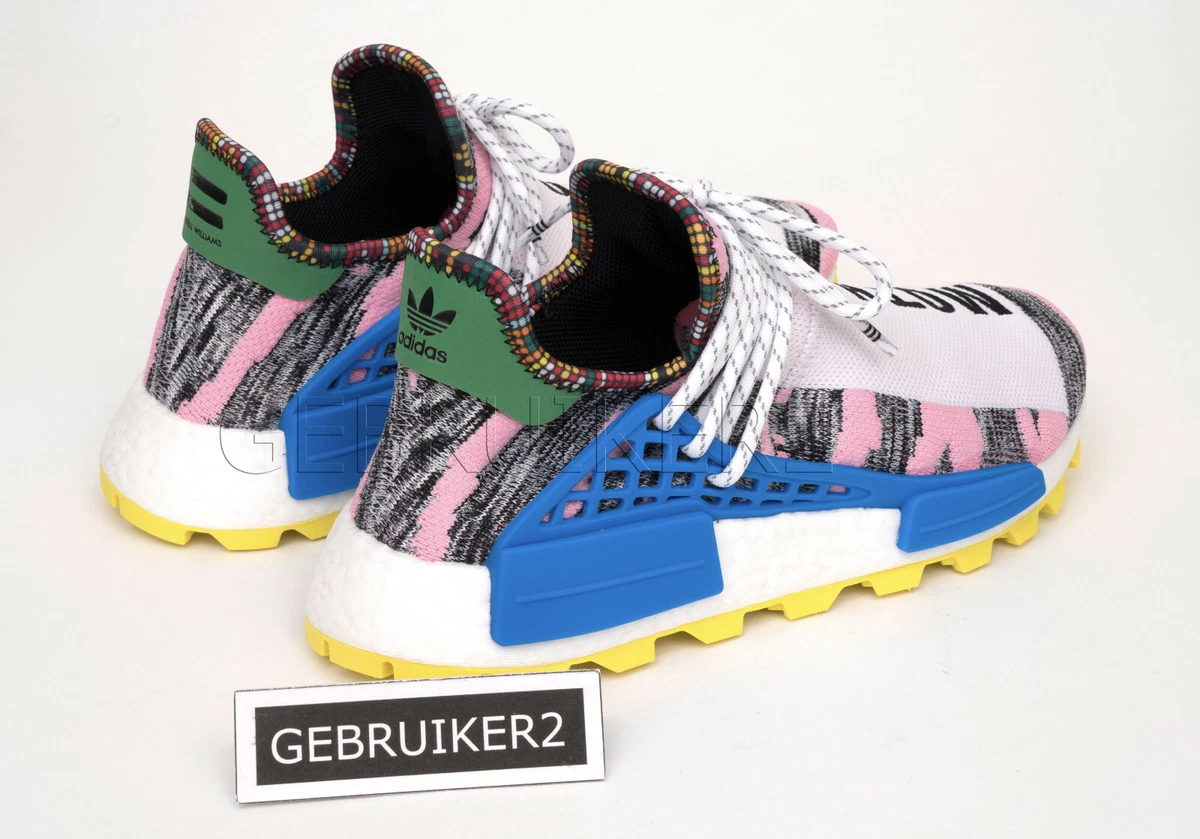 adidas Originals x Pharrell PW Afro Solar Pack NMD Pink BB9531 Motherland us9 | eBay