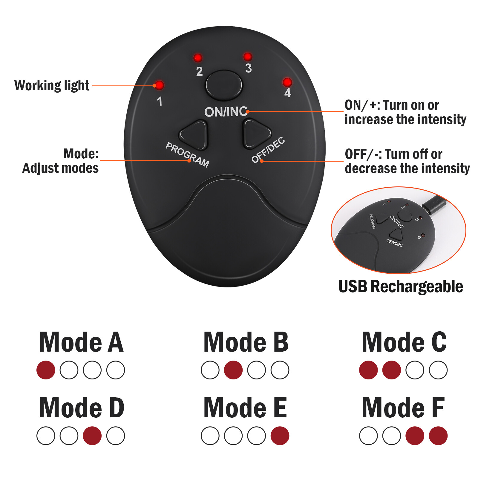 Rechargeable EMS Hips Trainer Hips Muscle Stimulator Hip Butt Lifter Training