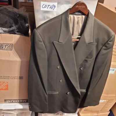 Vintage Marshall Field Dayton Hudson Suit Dark Gray Size 40 PreLoved Excellent