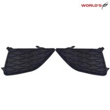 Black Fog Light Lamp Cover For 2009-2010 Toyota Corolla Driver&Passenger Side