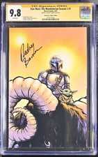 Star Wars: The Mandalorian Season 2 #1 CGC SS 9.8 NM/MINT Signed Rooney Barnes