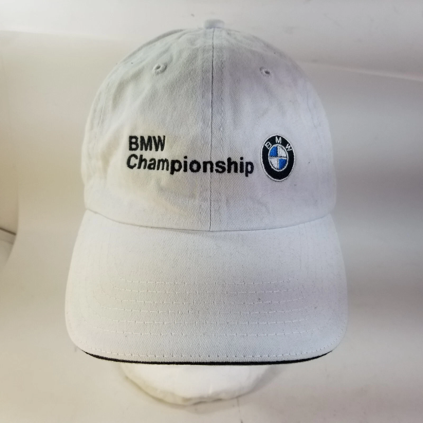 BMW Championship White Cotton Baseball Hat Strap Back One Size Fits All Cap