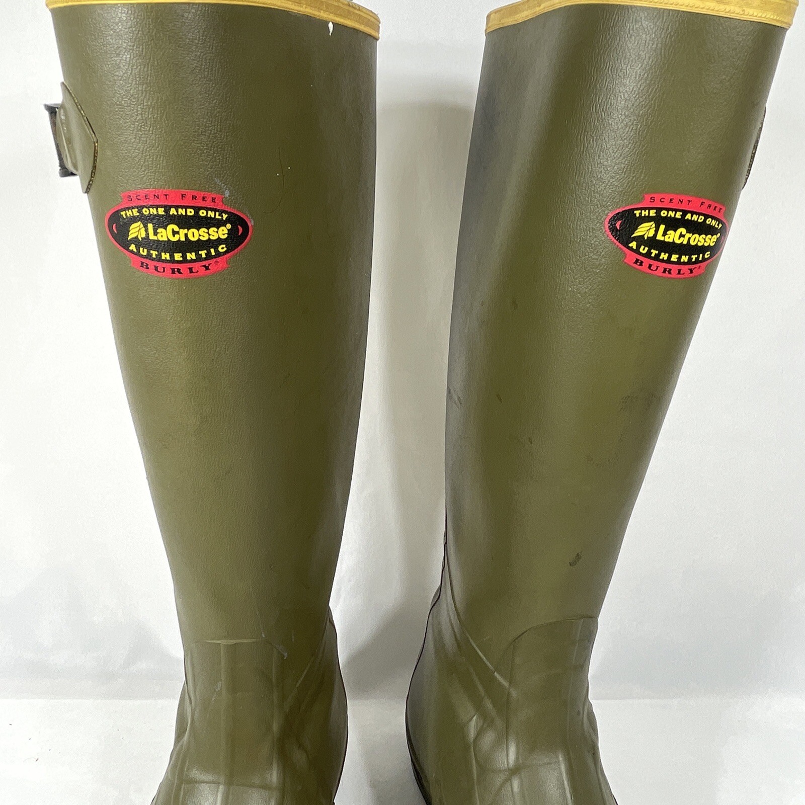 LACROSSE Burly Classic Waterproof Rubber Boot Men's Green 18" 266050 US