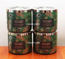 Bath Body Works CANDY APPLE CAULDRON 3-wick Candle 14.5 oz x 4