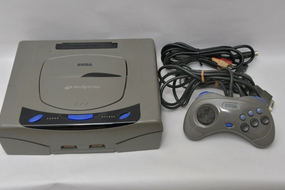 Sega Saturn Console Gray Japan JP SS SegaSaturn Controller Sega Saturn Console Gray Japan JP SS SegaSaturn Controller