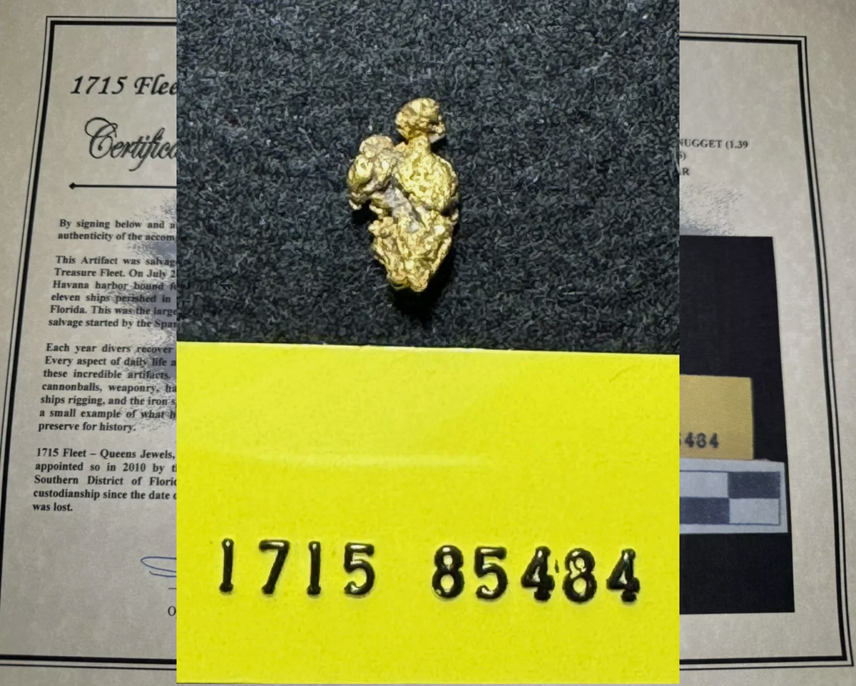 GOLD NUGGETS 1.39 gm 