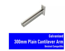 GALVANISED UNISTRUT PLAIN CANTILEVER ARMS 150MM 300MM 450MM 600MM 750MM 900MM