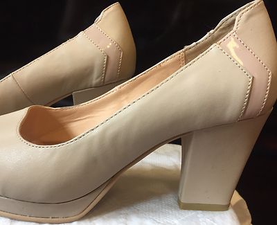 COMFORTVIEW 7W Tan Open Toe AMY PLATFORM PUMP RETAIL 69.99