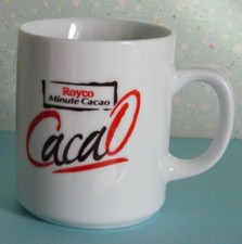 ANCIENNE TASSE PUBLICITAIRE "Royco Minute Cacao"