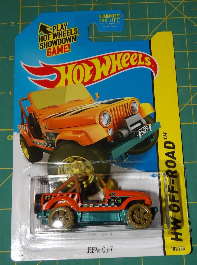 4X - 2015 Hot Wheels Treasure Hunt - Jeep CJ-7, Rocketfire, Chicane, Fast Felion