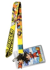 Dragon Ball Super SD Character Lanyard W/ Goku Charm Anime Licensed NEW