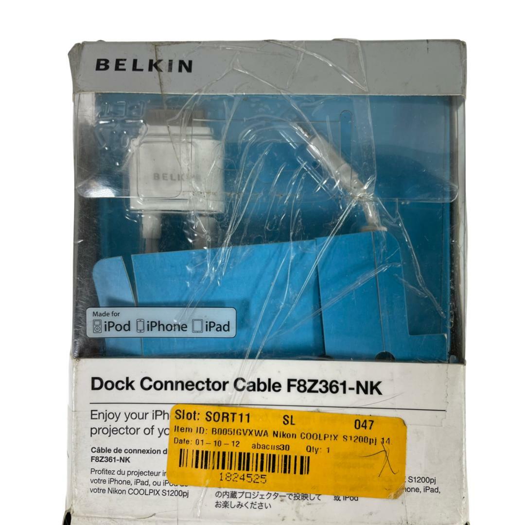 Belkin F8Z361-NK Dock Connector Cable | eBay