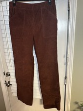 Vintage Calvin Klein elastic waist with drawstring Brown corduroy Pants