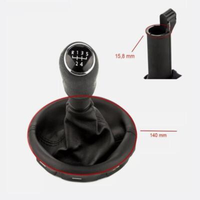 1X Auto 5-Gang Schaltknauf OE 147387356 Für VW T5 2003/Golf 5 MK5 Plus 2005-2013