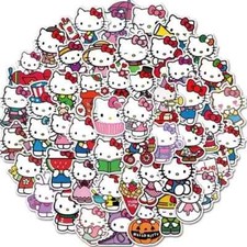Hello Kitty 20 Stickers Set NWOT Mixed Variety Cute Kawaii Animated
