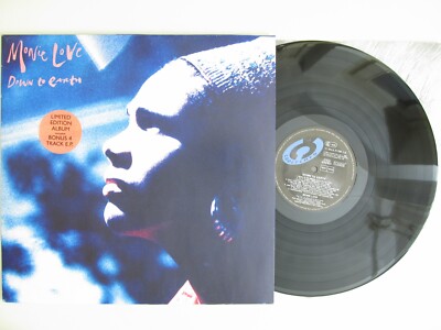 Monie Love   Down To Earth LP  + 12'' EP Vinyl Hip Hop DE 1990 VG+++/EX cleaned