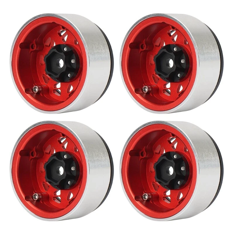 1.9” Beadlock Wheel Rim Hub for 1/10 RC Crawler Car Axial SCX10 90046 TRX4 RC4WD - Image 4 of 4