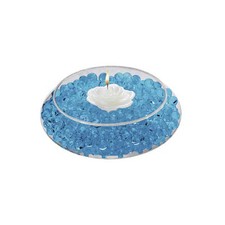 Blue gel beads store water for flowers vase filler centerpiece wedding decor