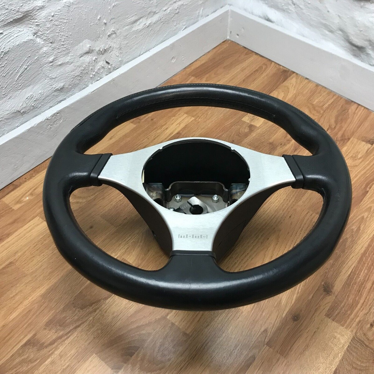 Genuine Mitsubishi Lancer Evo 8 9 Black Leather MOMO Steering