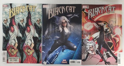 BLACK CAT #9 3-BOOK SET NETEASE LUPACCHINO LARRAZ MARVEL 2021