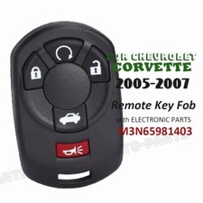 M3n65981403 For Chevrolet Corvette 2005 2006 2007 Keyless Remote Key Fob