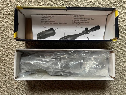 NIB Sniper Adventure Class LT6X32M Rifle Scope Mil-Dot With Factory Rings - Picture 4 of 6