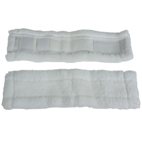 2 x Microfibre Cleaning Pads Cloths For Karcher WV50, WV55, WV60 Window Vacuums - Photo 1/1
