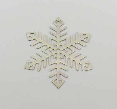 Ein 925er Silber Weihnachtsstern, Baumschmuck (E5)