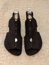 Cydwoq Heels Black Leather Size 36.5